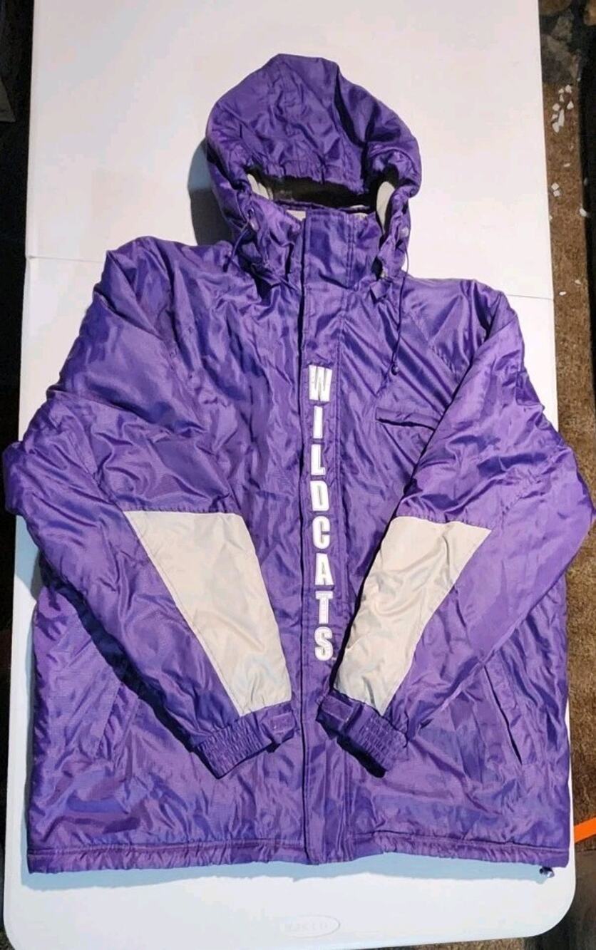 Kansas State Mens Coat XL Wildcats Hooded Winter Jacket